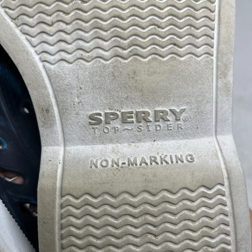 SPERRY Top Side Float Boat Water Summer Rubber Shoe Mens 12 Preppy Coastal Beach